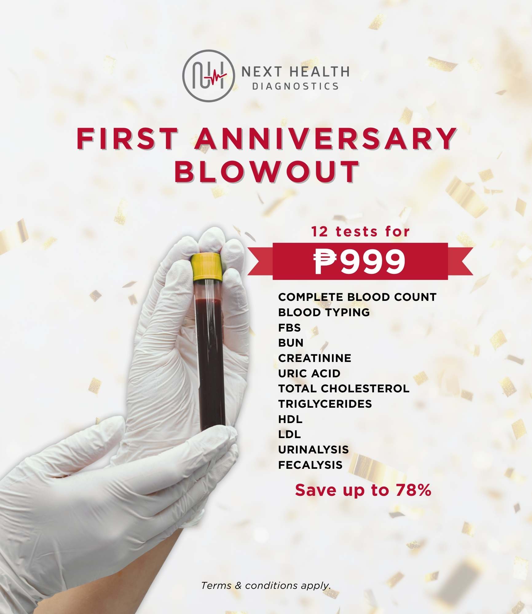 Promo - 12 Tests for 999 service